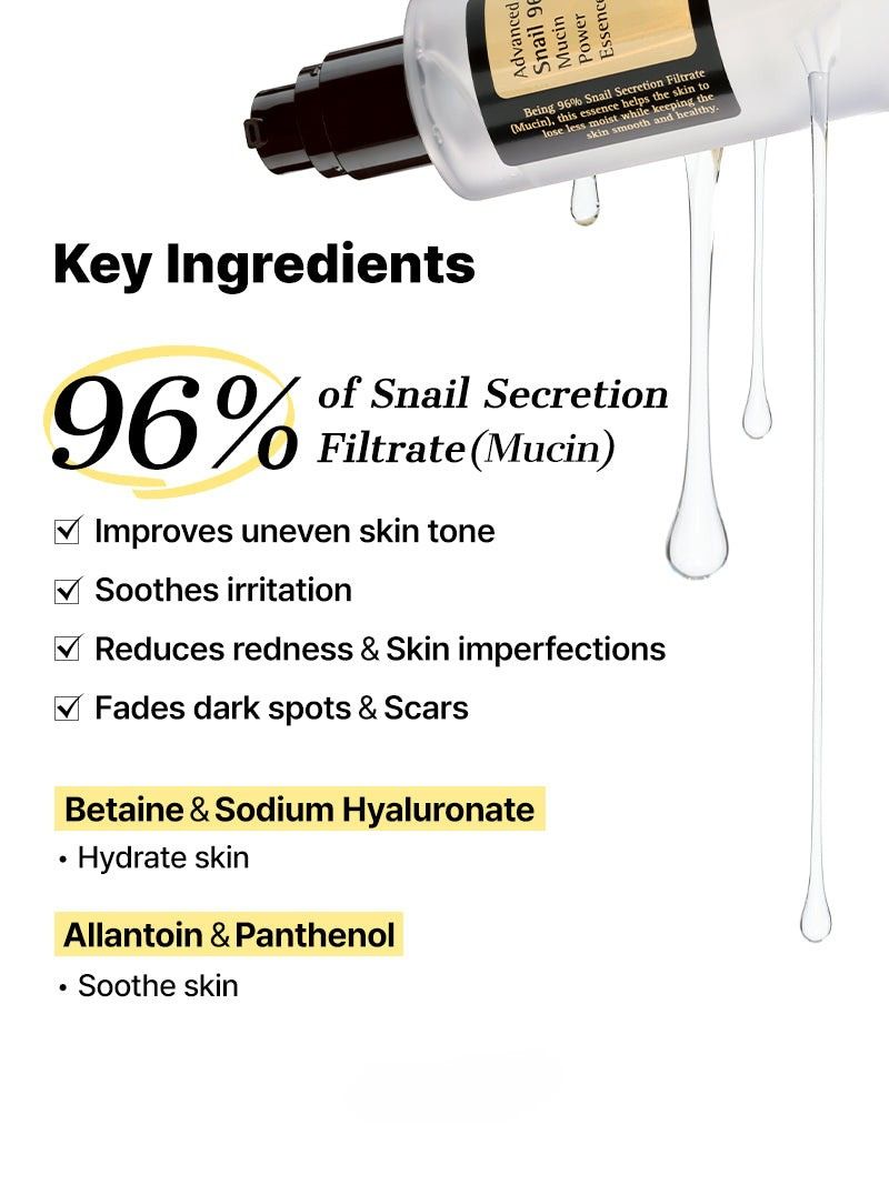 Snail 96 Mucin Essence (100ml × 2)