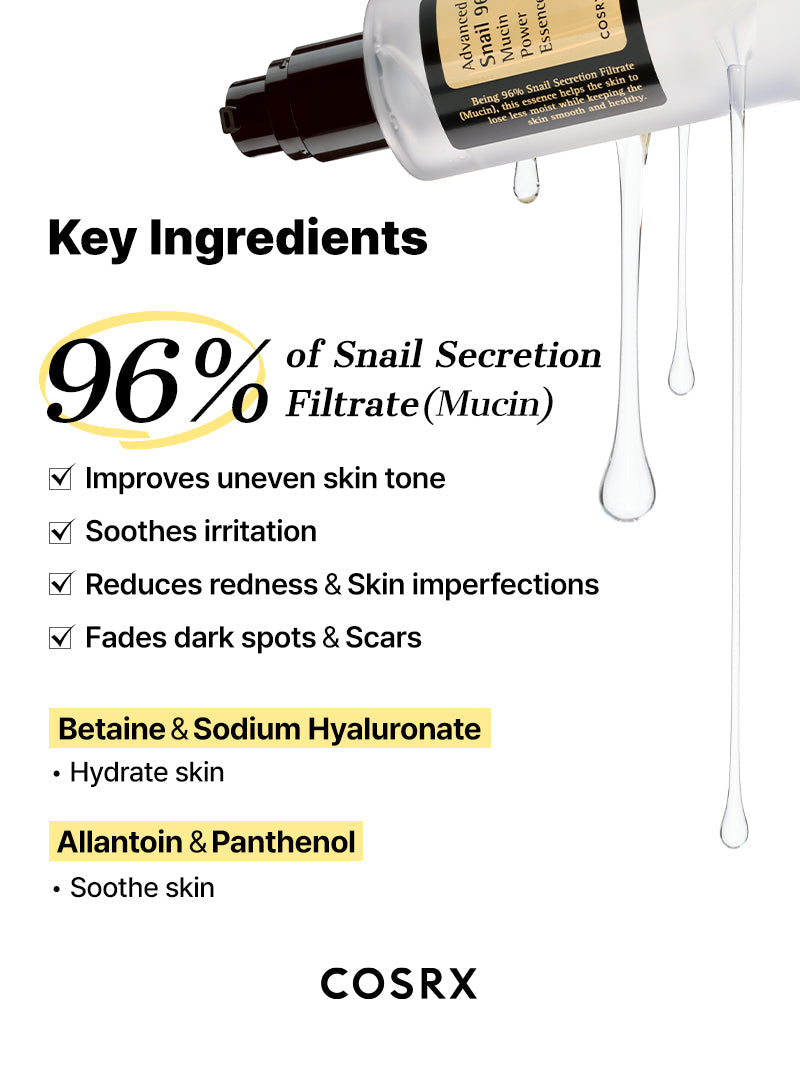 Advanced Snail 96% Mucin Power Essence (100ml)
