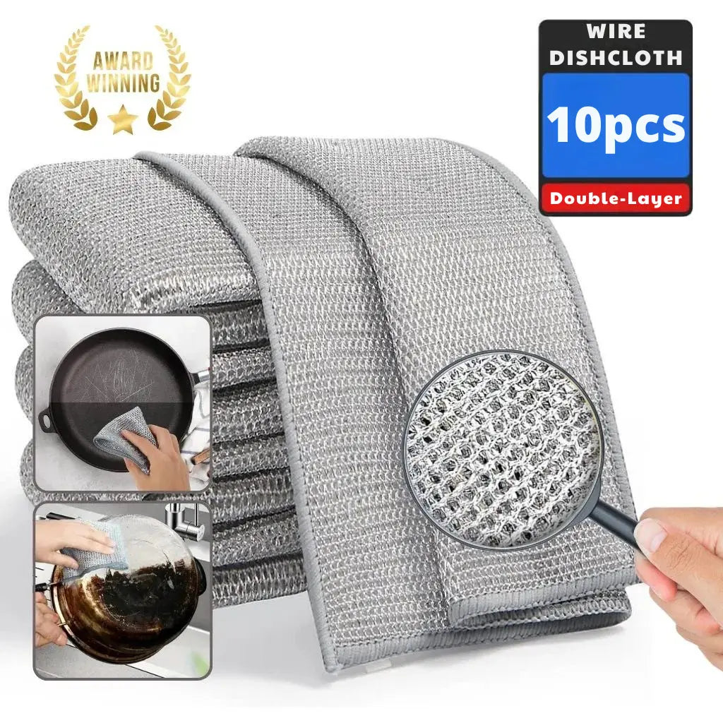 Multipurpose dishwashing wire rag (10 Pack)